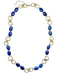 Farra - Agate Chain Necklace - Lyst