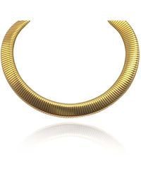 Michael Nash Jewelry - Camille Plated Cobra Collar Necklace - Lyst