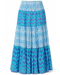 Casa Atelier by Ferdinando Fusco - Poseidon Maxi Skirt - Lyst