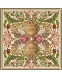 Emily Carter - The Hummingbird & Nautilus Silk Scarf - Lyst