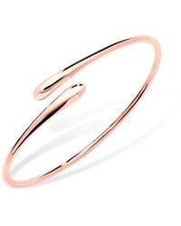 Lucy Quartermaine - Cross Open Drop Bangle - Lyst