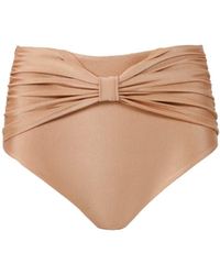 Decolet the label - Neutrals Lilly High-Waisted Bikini Bottoms - Lyst