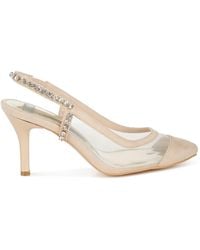 Rag & Co - Neutrals Yaga Stiletto Heel Slingback Sandals - Lyst