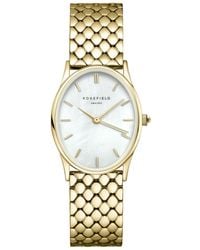 ROSEFIELD - Oval Toned Ladies Watch With Mother Of Pearl Dial - Lyst