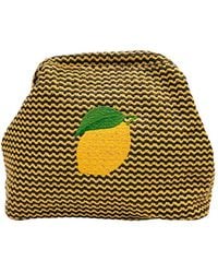 Lilly Loves - Lemon Beach Clutch Bag - Lyst