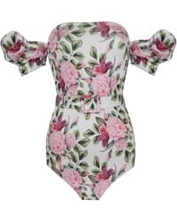 Nur Karaata - Poppy Rose Swimsuit - Lyst