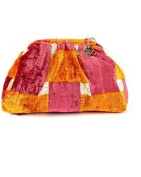 SJW BAGS LONDON - Neutrals Victoria Ikat Multicolour Bag - Lyst