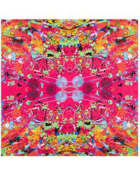 Lilia Munn - Dragon Fruit Silk Scarf - Lyst