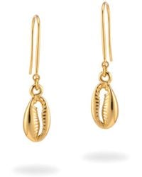 Jaredjamin - Cowrie French Hook Earrings - Lyst