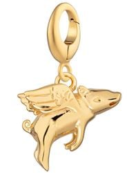 Lily Charmed - Plated Flying Pig Charm - Lyst