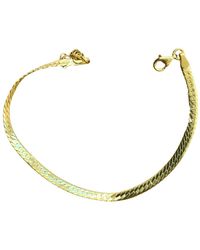 Spero London - Herringbone Sterling Snake Bracelet - Lyst