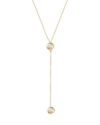 Lily Flo Jewellery - Aurora Diamond Lariat Necklace - Lyst