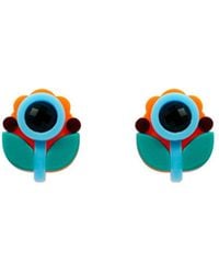 Gissa Bicalho - Handmade Acrylic Earring Petunia Small - Lyst