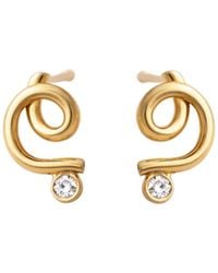 Lily Flo Jewellery - Good Thing We Kept Going Diamond Earrings - Lyst