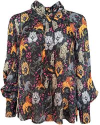 Any Old Iron - Big Cats Necktie Shirt - Lyst