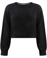 Known Supply - Drop Shoulder Cropped Sweater - Lyst