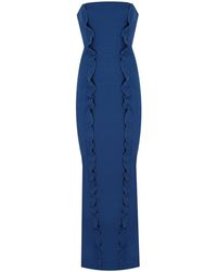 No'design - Ruffled Strapless Maxi Dress - Lyst