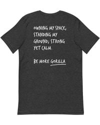 Anchor and Crew - Heather Think Ocean Gorilla Aspirations Cotton Embroidered T-Shirt - Lyst