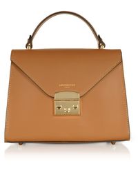 Le Parmentier - Peggy Leather Top Handle Satchel Bag - Lyst