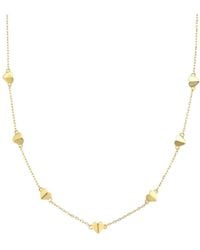 Nazzar - Heart Station Necklace - Lyst