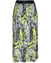 Lalipop Design - Abstract Printed Pleated Recycled Fabric Maxi Skirt - Lyst