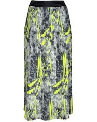 Lalipop Design - Abstract Printed Pleated Recycled Fabric Maxi Skirt - Lyst