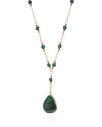 MOUNIR LONDON - Malachite Drop Necklace - Lyst