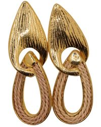 Nart Nature Making Art - Neutrals The Fiber Gout Buriti Natural Fiber Earrings - Lyst