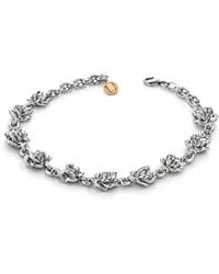 Unaloe - Sterling Rose Chain Bracelet Cariba – Handmade Italian Charm Jewelry - Lyst