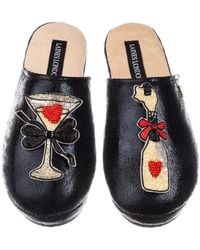 Laines London - Softie Slippers With Popping Champagne Brooches - Lyst