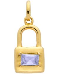 Belinda Jewelz - Alexandrite Padlock Charm - Lyst