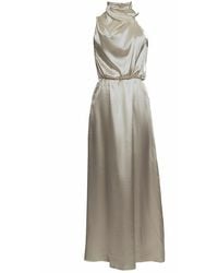 Ats the Label - Amelia Ruffle Neck Dress - Lyst