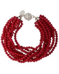 Saachi - Simply Crystal Beaded Bracelet - Lyst