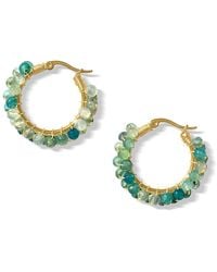 FV Jewellery - Steel Me Aqua Earrings - Lyst