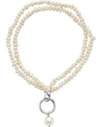 LINYA JEWELLERY - Lara Multi Sand Pearl Bracelet - Lyst
