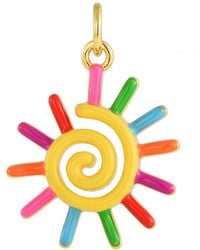 Pinnole - Painted Sun Charm - Lyst