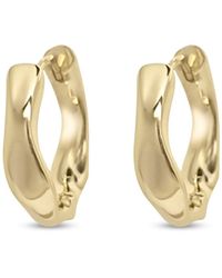 Clemence Wren - Fluid Chunky Midi Hoop Earring - Lyst