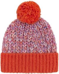 Cara & The Sky - Lolly Twist Bobble Beanie Hat - Lyst
