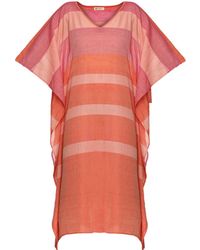 Heritagemoda - Sheer Cotton Kaftan Dress – Lightweight & Breezy Resort Wear - Lyst
