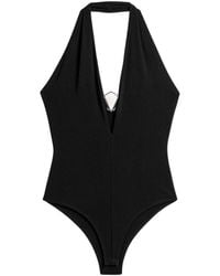 Nocturne - Halter Deep V Blouse - Lyst