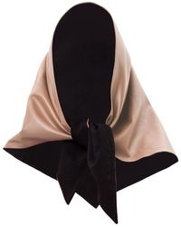 Julia Allert - Rose Faux Leather Shawl Scarf - Lyst