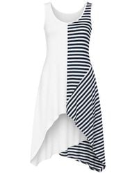Conquista - Asymmetrical Stripe Detail Tunic - Lyst