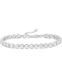 SHYMI - Mini Heart Bezel-Set Tennis Bracelet - Lyst