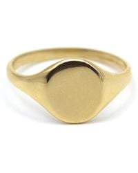 VicStoneNYC Fine Jewelry - Modern Classic Solid Signet Ring - Lyst
