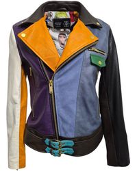 Zasta Studio - Artifact Theory Biker Leather Jacket A - Lyst