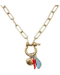 Babaloo - Carabiner Charm Necklace - Lyst