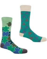 Peper Harow - Made in England - Tri & Jigsaw Socks Bundle - Lyst