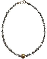 Larsuu - Orbit Hematite Necklace - Lyst