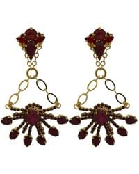 Vickisarge - Yuletide Burst Chandelier Earrings - Lyst