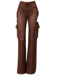 Belletage Swimwear - The Off-Weekend Crochet Cargo Pants - Lyst